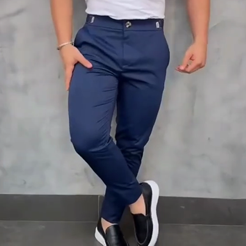 Men's Stretch Slim Fit Pants-4