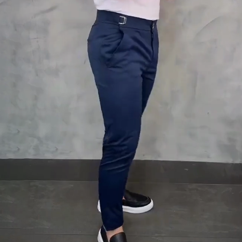 Men's Stretch Slim Fit Pants-5