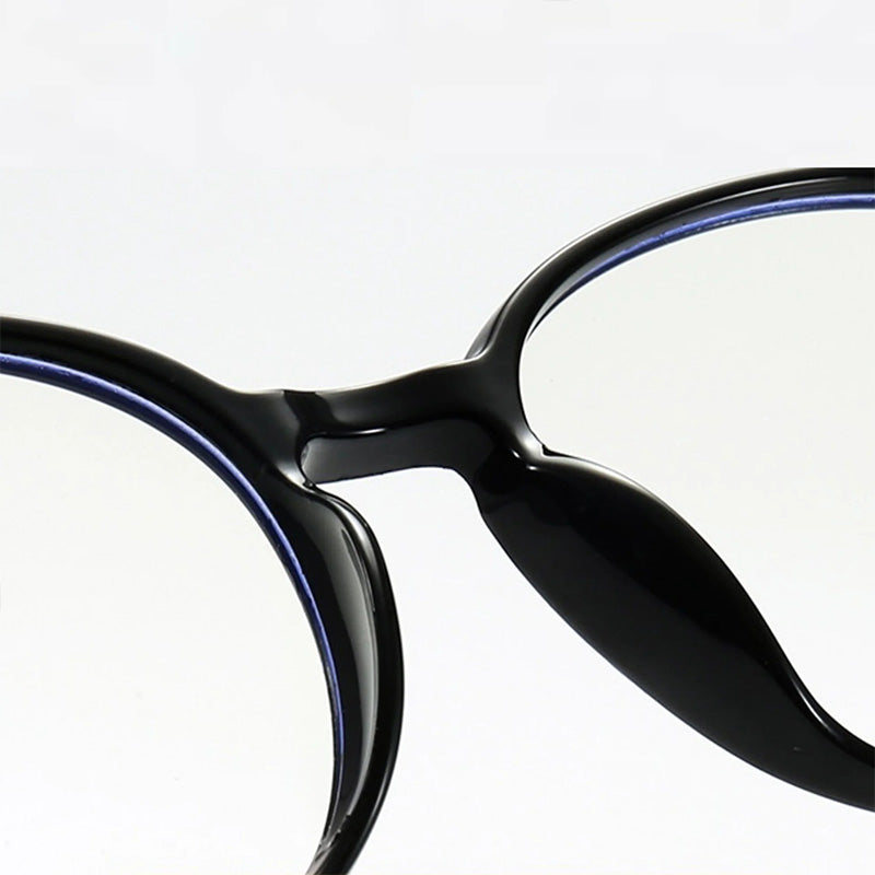 Retro Translucent Framed Glasses with Blue Light Filtering Lenses-6