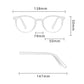 Retro Translucent Framed Glasses with Blue Light Filtering Lenses-9