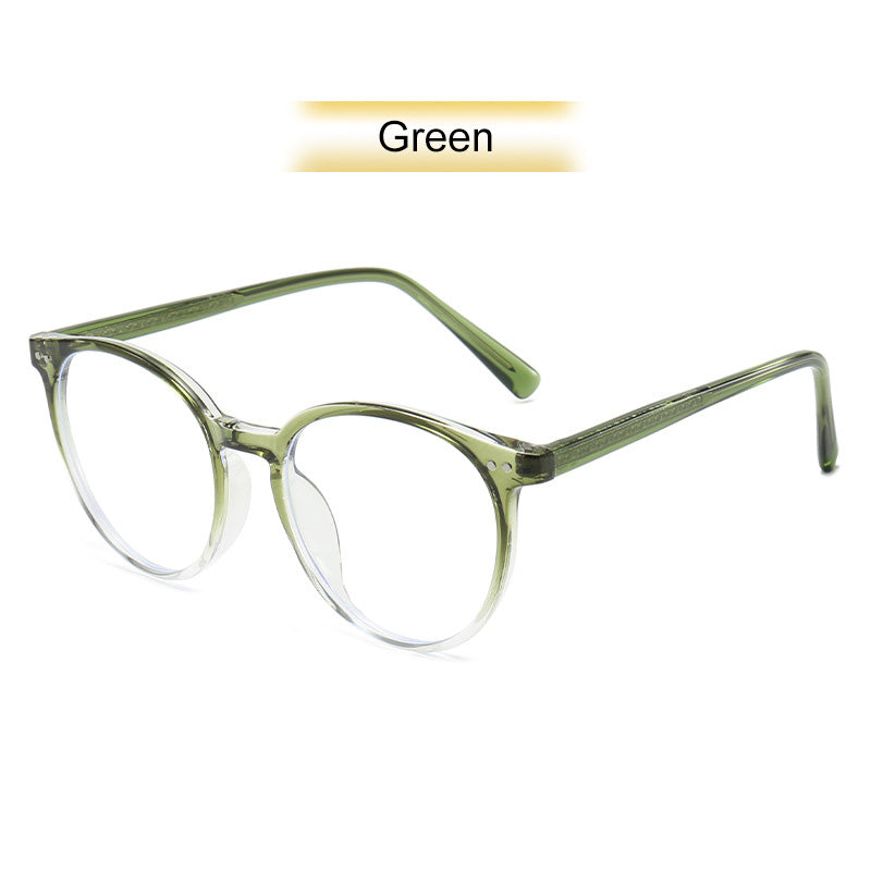 Retro Translucent Framed Glasses with Blue Light Filtering Lenses-15