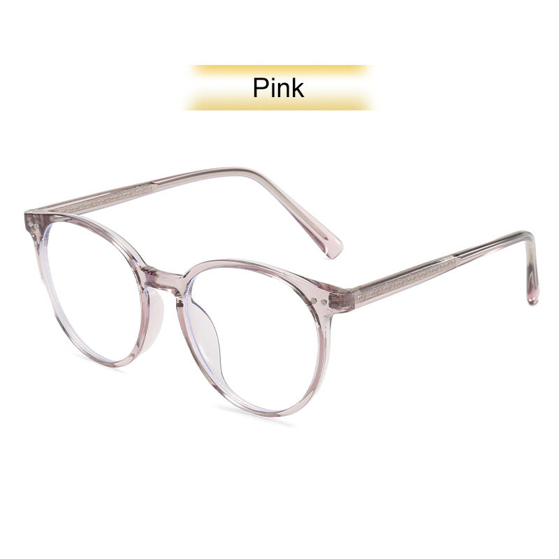 Retro Translucent Framed Glasses with Blue Light Filtering Lenses-14