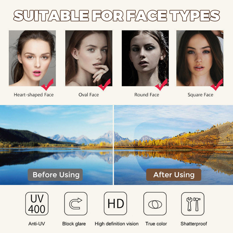 Anti-Blue Light Fashion Wide Frame Glasses-3