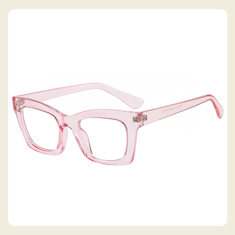 Anti-Blue Light Fashion Wide Frame Glasses-13