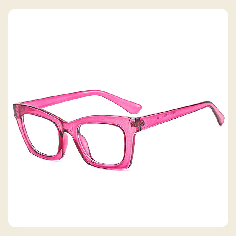 Anti-Blue Light Fashion Wide Frame Glasses-12