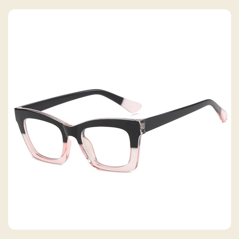Anti-Blue Light Fashion Wide Frame Glasses-15