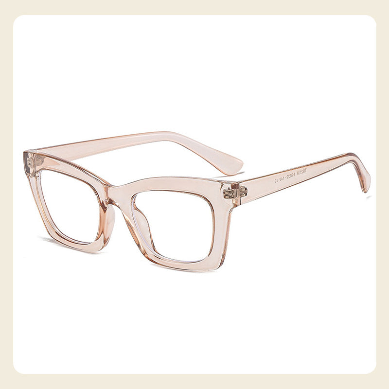Anti-Blue Light Fashion Wide Frame Glasses-14