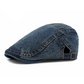 🍂 🧢 Unisex Denim Newsboy Cap – Timeless, Adjustable, Breathable
