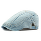 🍂 🧢 Unisex Denim Newsboy Cap – Timeless, Adjustable, Breathable