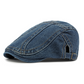 🍂 🧢 Unisex Denim Newsboy Cap – Timeless, Adjustable, Breathable