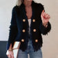 💜 LAST DAY PROMOTION - 50%OFF 💜 Women’s Fashion Button Tassel Short Coat-4