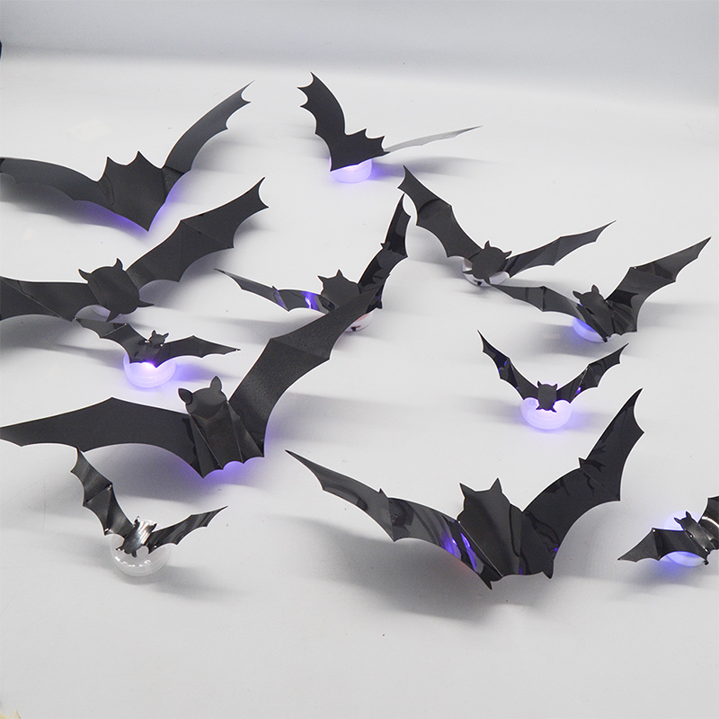 3D Bat LED Wall Light Decor-2