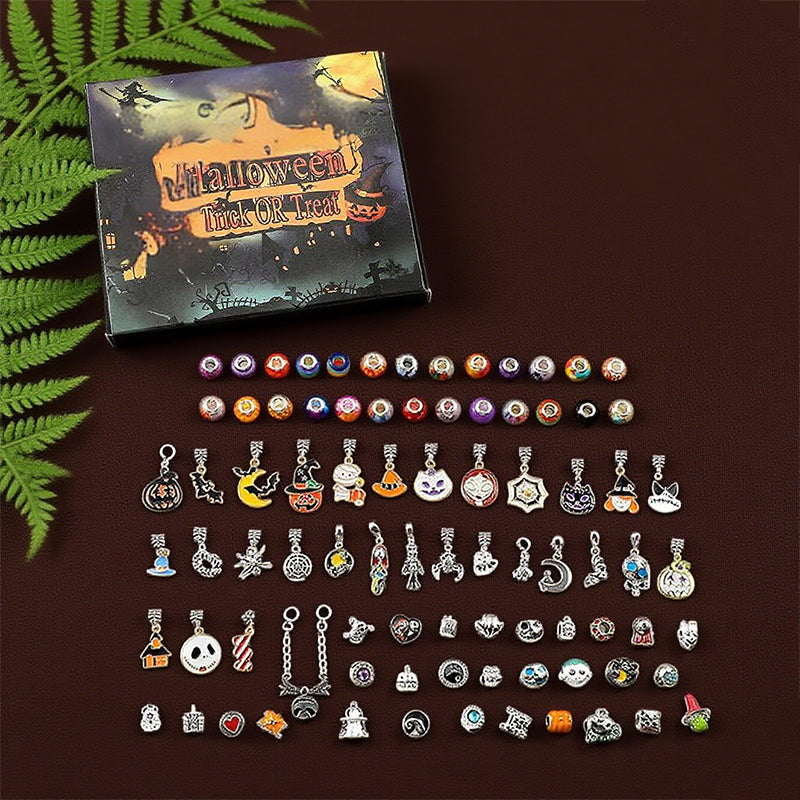 🎃👻Halloween Treasures Charm Bracelet🎁-1