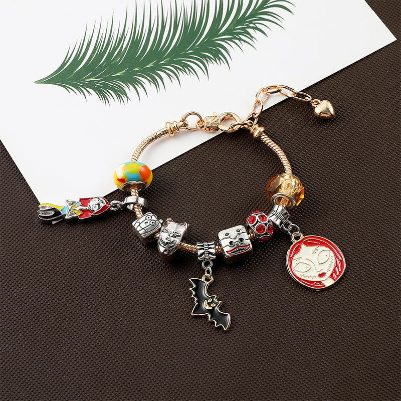 🎃👻Halloween Treasures Charm Bracelet🎁-9