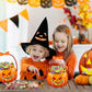 🎃Halloween Transparent Pumpkin Favor Bags✨Perfect for Party, Trick-or-Treat, Classroom Gifts