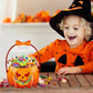 🎃Halloween Transparent Pumpkin Favor Bags✨Perfect for Party, Trick-or-Treat, Classroom Gifts