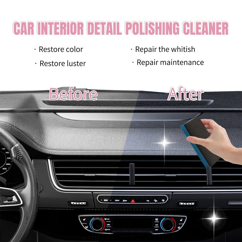 🚗BUY 2 GET 1 FREE !🔥Car Interior Polish Cleaner – Deep Cleaning, Restores Shine & Non-Toxic Formula ✨ Delivered within five working days-2