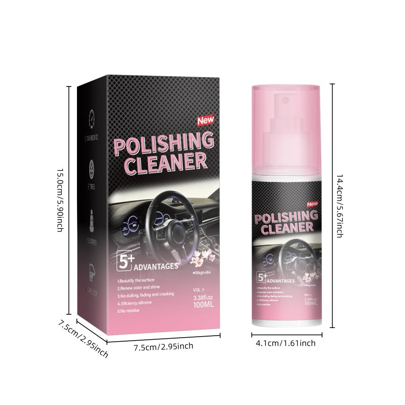 🚗BUY 2 GET 1 FREE !🔥Car Interior Polish Cleaner – Deep Cleaning, Restores Shine & Non-Toxic Formula ✨ Delivered within five working days-7