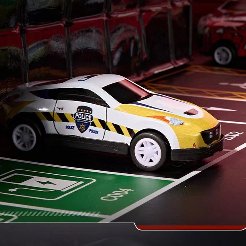 🎅Christmas promotion 50% OFF🎁48 Mini Pull-Back Cars with Built-In Garage Set-4