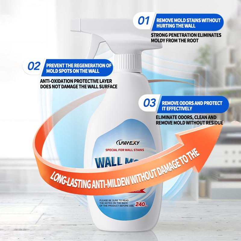 🎁Black Friday limited time sale!🎁Lanwexy Mould Removal Spray - Eliminates Stubborn Mould in Minutes, Prevents Regrowth on Tiles & Surfaces 🚿🧼-1