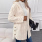 ❄️ Quilted Winter Style 🧸 Women's Diamond-Pattern Hooded Warm Jacket with Side-Hem Buttons