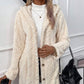 ❄️ Quilted Winter Style 🧸 Women's Diamond-Pattern Hooded Warm Jacket with Side-Hem Buttons
