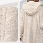❄️ Quilted Winter Style 🧸 Women's Diamond-Pattern Hooded Warm Jacket with Side-Hem Buttons