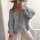 🍂Autumn Hot Sale ！💖Women's Long Sleeve Tie Front Knit Sweater