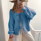🍂Autumn Hot Sale ！💖Women's Long Sleeve Tie Front Knit Sweater