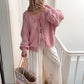 🍂Autumn Hot Sale ！💖Women's Long Sleeve Tie Front Knit Sweater