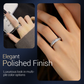 Titanium Steel Rotatable Spinner Ring with Zirconia-4