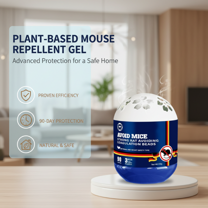🐭🌿 Pflanzliches Mäuseabwehr-Gel für drinnen – Ungiftiger Schutz mit 100 % natürlichen ätherischen Ölen 🚫✨ Effektiv & geruchsneutral für Haushalt, Küche & Keller ✅
