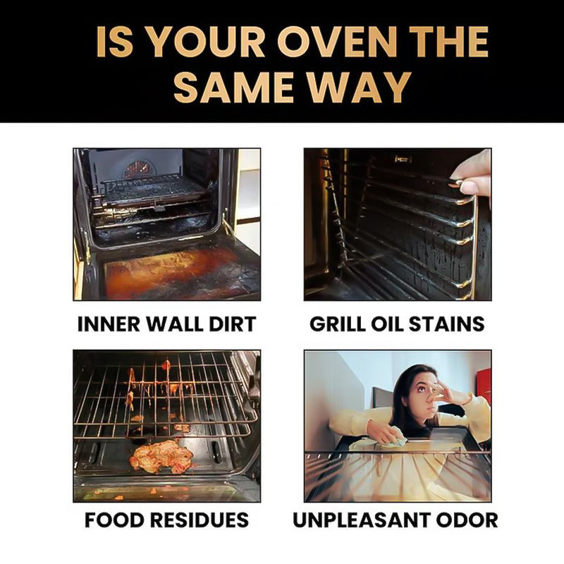 🧼 ✨ Oven & Grill Cleaner Spray – Dissolves Grease in 5 Mins, No Scrubbing & Eliminates Odors-2