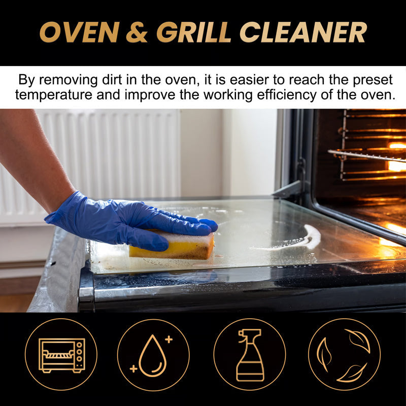🧼 ✨ Oven & Grill Cleaner Spray – Dissolves Grease in 5 Mins, No Scrubbing & Eliminates Odors-6