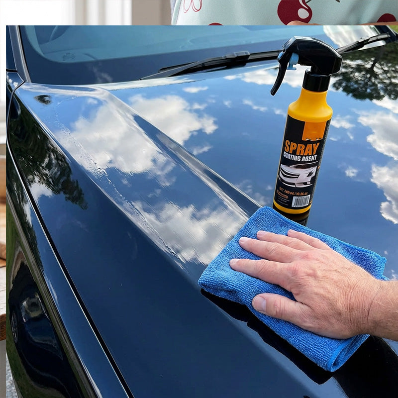 ⏳Time-Limited Special⏰Buy 3 Get 2 Free👏 3‑in‑1 SiO₂ Ceramic Quick Coat Spray – Waterless Wash, Streak‑Free Gloss & Rain‑Beading Shield-5