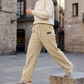 ✨ Women's Corduroy Wide-Leg Pants with Drawstring