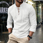 🧥Men's Casual Lace-Up Shirt – Smart in seconds! No-tie modern collar, soft breathable cotton. Effortless style for coffee dates or Sunday roasts. ☕👴-10