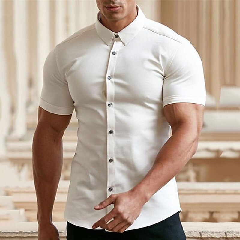 👔 60% OFF NOW! ✨ Men's Non-Iron Shirts – Wrinkle-Free, Comfortable All Day & Perfect for Business or Casual 👕-3