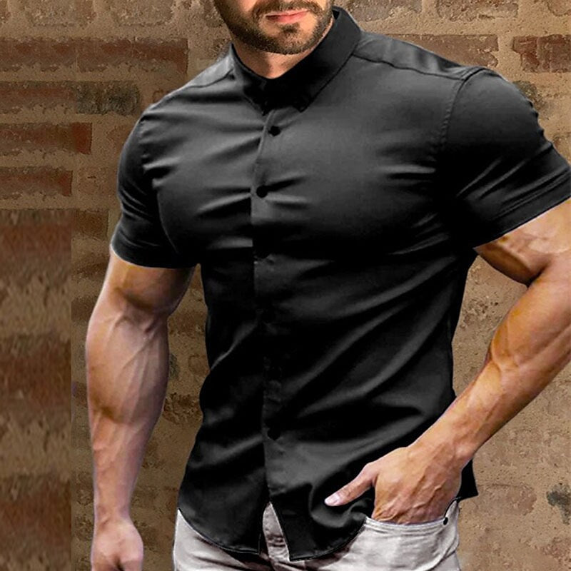 👔 60% OFF NOW! ✨ Men's Non-Iron Shirts – Wrinkle-Free, Comfortable All Day & Perfect for Business or Casual 👕-2
