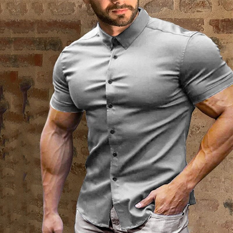 👔 60% OFF NOW! ✨ Men's Non-Iron Shirts – Wrinkle-Free, Comfortable All Day & Perfect for Business or Casual 👕-1