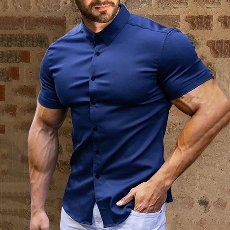 👔 60% OFF NOW! ✨ Men's Non-Iron Shirts – Wrinkle-Free, Comfortable All Day & Perfect for Business or Casual 👕-6
