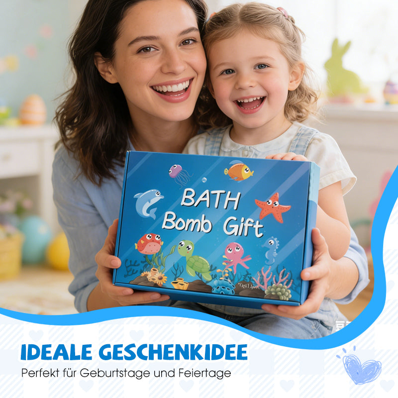 🔥12 PCS/Pack🛁 Natural Bath Bombs for Kids with Mega Bubbles & Surprise Inside 🥚✨-5