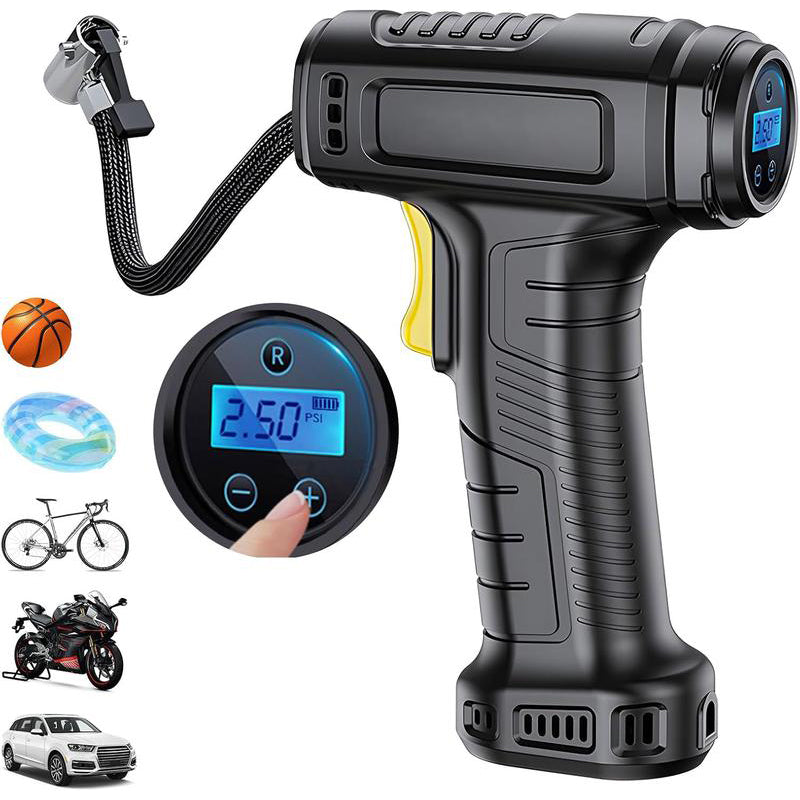 🔥HOT SALE 50%OFF🔥Portable Cordless Air Compressor with Digital Display-6