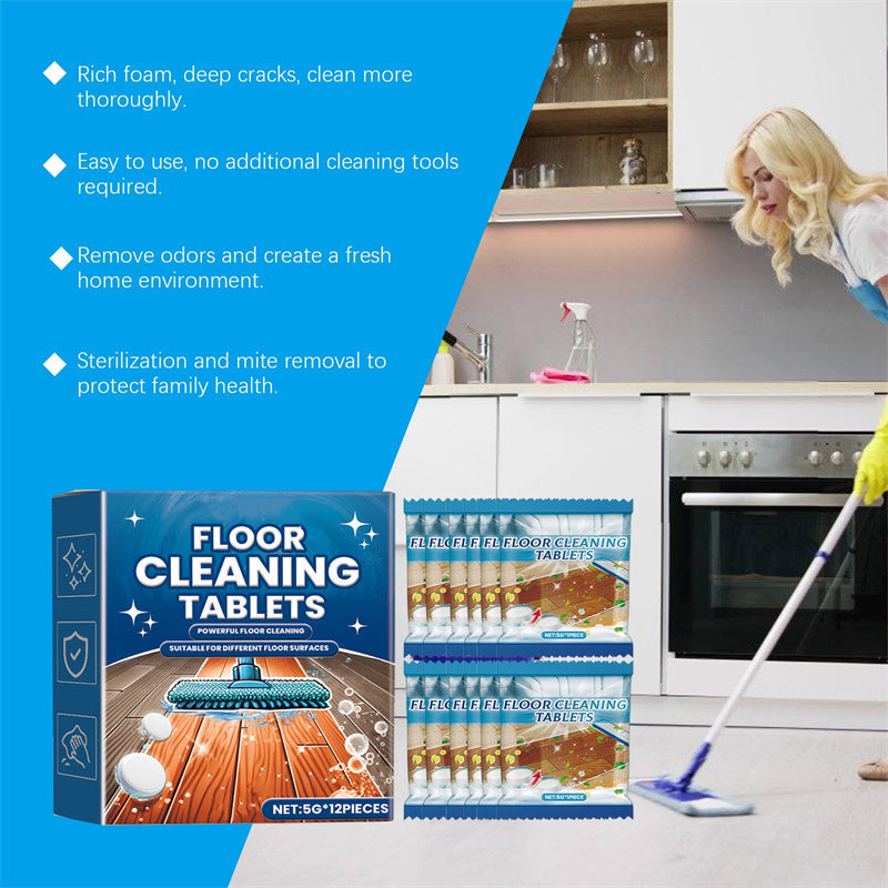 🔥Last Day Promotion 50% OFF - Discount❗️❗️ 🏠Effervescent Floor Cleaning Tablets– the perfect cleaning aid-8