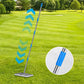Profi-Rasenrakel aus Edelstahl – 180° Flexibilität, Rutschfester Griff & Schnelles Nivellieren für Garten & Golfplatz