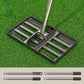Profi-Rasenrakel aus Edelstahl – 180° Flexibilität, Rutschfester Griff & Schnelles Nivellieren für Garten & Golfplatz