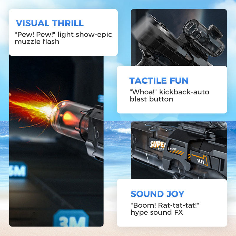 🌊Summer Discount🔫💦Fast Mode Ice Explosion Pistol Water Gun-2