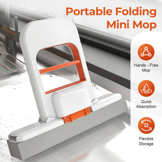 🔥 🔥🔥Limited Time Deal: Buy 1 Get 1 Free！！！💧🧹Portable Folding Mini Mop