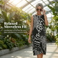 Women's Leopard Print Sleeveless Midi Dress-2