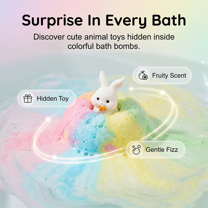 ✨New Arrival✨Rabbit Surprise Toy Bath Bomb for Kids-2